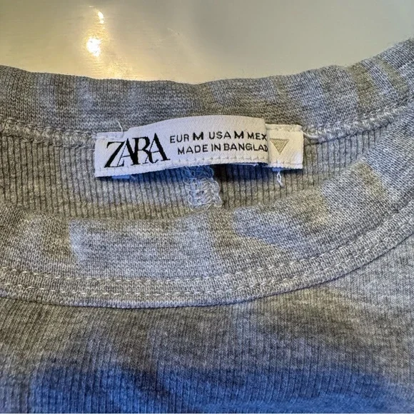 Zara Heather Gray Tank Top (A1-20) - Picture 3 of 3